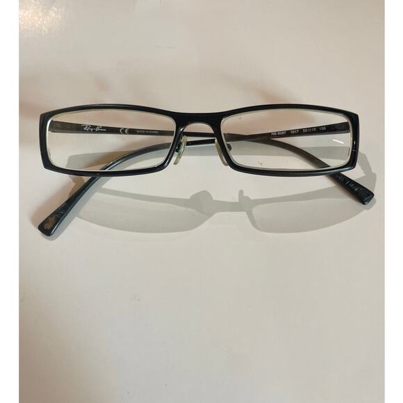 RAY BAN Unisex Black Frames for Glasses Eyeglasses rb8587 Metal Minimalist - Picture 2 of 6